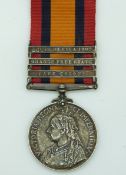 Queen's South Africa Medal with three clasps South Africa 1902,