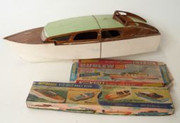 Two Keil Kraft wooden model boat kits Mermaid and Curlew,