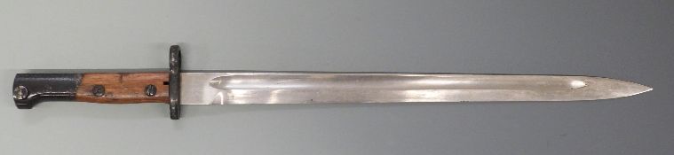 Belgian 1904 long bladed (export) bayonet,