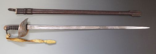 British Army Infantry officer's 1895 pattern sword,