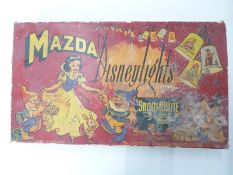 The British Thomson-Houston Co Ltd Mazda Disneylights Snow White and the Seven Dwarfs lamp outfit,