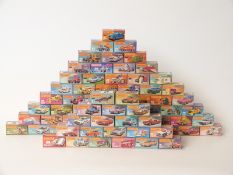 A complete set of 75 Matchbox 1-75 series diecast model vehicles in original J,