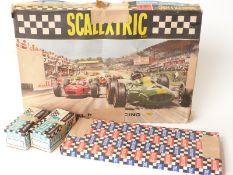 Tri-ang Scalextric motor racing set 31, together with two cars,