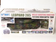 Hobby Engine Leopard 2A5 remote control 1:16 scale bullet shooting tank,