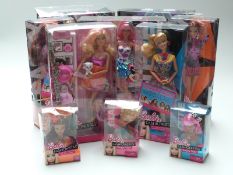 Ten Barbie Fashionistas dolls,