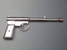 T J Harrington & Son The Gat pistol with chrome plated finish.