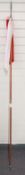 A reproduction cavalry lance with pennant