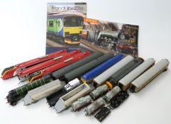 Twenty Hornby and Bachmann 00 gauge locomotives, wagons,