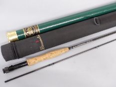 Diamondback All American DGS700 graphite two piece fly fishing rod 8' AFTM 3-4 in named rod tube