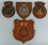 Four ship's plaques for Artful, Cairo,