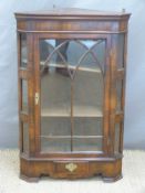 Gothic style corner cupboard