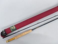 Orvis Trident TL two piece carbon fibre fly fishing rod 9' Wt 3 1/4 oz, AFTM 6, tip flex 9.