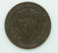 Victorian Volunteer Cyclists Long Distance Challenge Cup Medal 1891, awarded to B Troop,