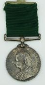 Victorian Volunteer Long Service and Good Conduct Medal named to QrMr & Captain F.