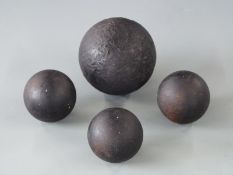 Four cannon balls,