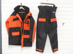 Mustad Viking jacket and trouser flotation suit EN393 to label,