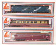 Three Lima 00 gauge BO-BO diesel locomotives GWR W22 Railcar 205133,