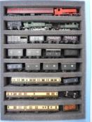 Twenty-three Graham Farish and similar N gauge locomotives, coaches and wagons,