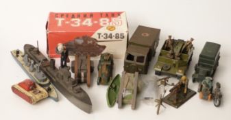 Sixteen Dinky Toys,