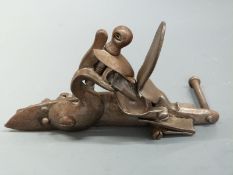 Unnamed flintlock hammer action lock, 16.