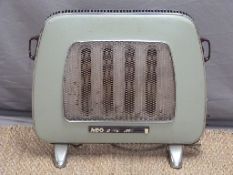 Retro AEG electric heater and a Hoover vacuum cleaner