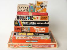 Eleven Parker, Airfix, Tri-ang Spot-On and similar games including Dealers Choice,