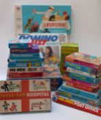 Collection of board games, jigsaws etc to include Fuzzy Felt, Mr Men,