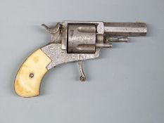 The Paris Life Protector 8mm five shot double action centre fire revolver with all over floral