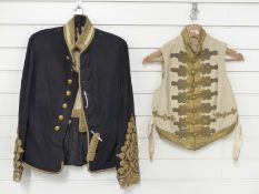 British Army 6th Dragoon Guards (Carabiniers) cavalry officer's jacket and waistcoat,