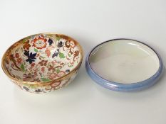 Wilkinsons lustre dish and an Amherst pedestal bowl