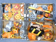 Large quantity of model live steam lorry castings,