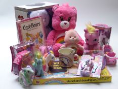 Collection of My Little Pony toys, some in original packaging,