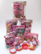 Hello Kitty toys including Mia dolls, Evi dolls,