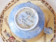 A quantity of Grimwades hand-painted Art Deco tea ware in Chelsea pattern