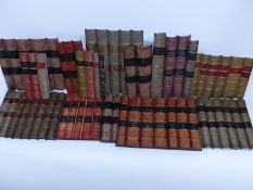 A large collection of faux bookends suitable for interior decoration