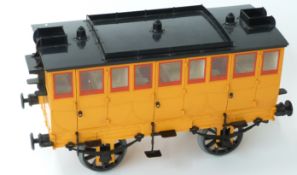 Hornby 3 ½ inch gauge Stevenson's Rocket live steam coach/carriage