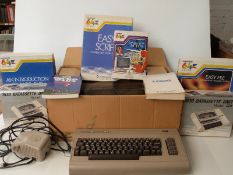 Ten Commodore items comprising a Commodore 64, two 1530 C2N Datassette Units, Communications Modem,