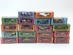 Eighteen Matchbox Models of Yesteryear diecast model vehicles and vehicle sets,