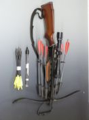 Barnett Veloci-speed R Glass crossbow with chequered semi-pistol grip, cheek piece to stock,