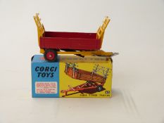 Corgi Toys diecast model Farm Tipper Trailer 64, in original box.