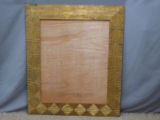 Gilt mirror or similar frame,