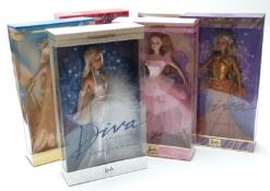 Six Barbie Collectibles Collector Edition dolls Diva Collection All That Glitters 55426,
