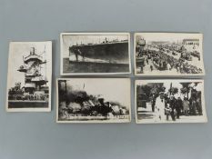 A group of five WWII photographs,