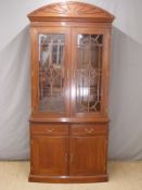 Late 19th / early 20thC style hardwood bookcase W102 x D42 x H232cm