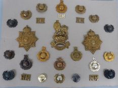 A display of Royal Marines insignia,