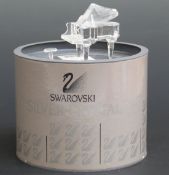 Swarovski Crystal cut glass Grand Piano with Stool, 6.