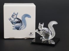 Swarovski Collector's Society Crystal cut glass The Squirrel 10th Anniversary Edition,