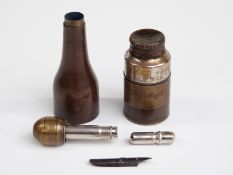 Heidsieck Monopole novelty pen and inkwell in the form of a Champagne bottle,