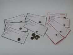 Roman and Greek bronze coin collection comprising nine catalogued examples and six others,