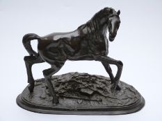 P J Mene bronze figure of a horse,